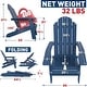 preview thumbnail 3 of 16, WINSOON All Weather HIPS Outdoor Folding Adirondack Chairs Outdoor Chairs Set of 4
