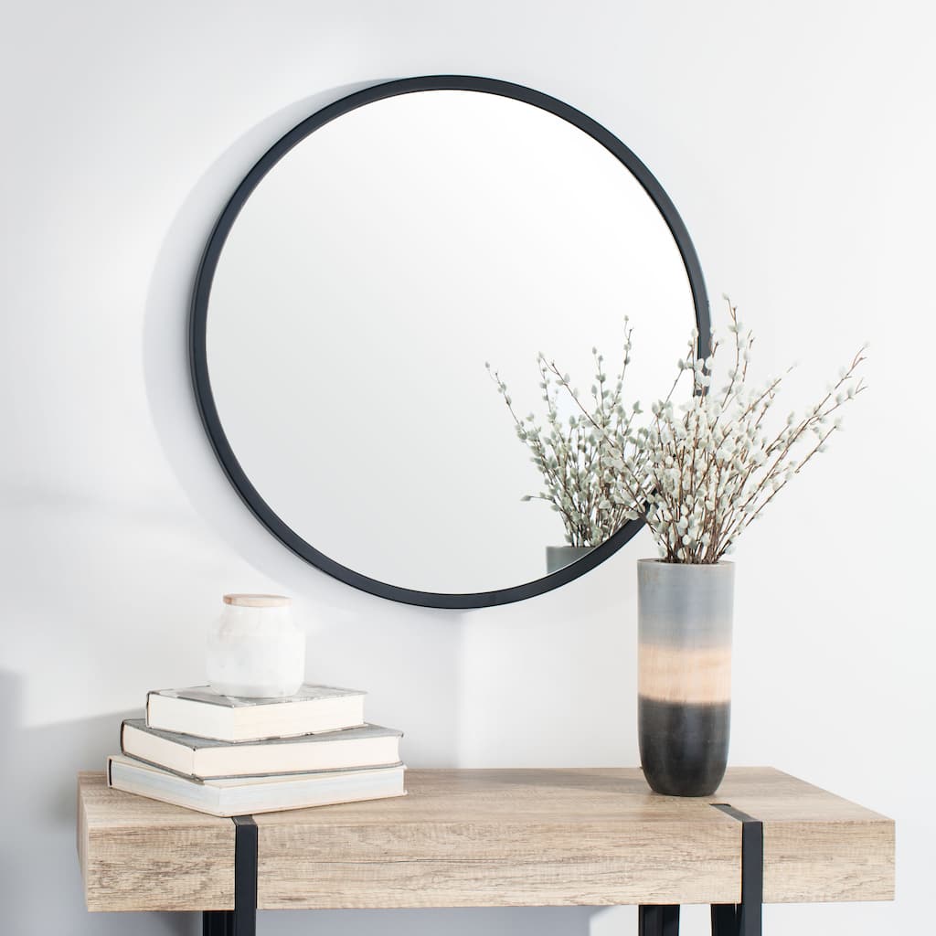 SAFAVIEH Whitley 30-inch Round Mirror - 30" W x 1.5" L x 30" H - 30Wx2Dx30H