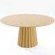 preview thumbnail 30 of 41, Solid Wood Round Dining Table for 4-8 People Nordic style 60*30 - Wood