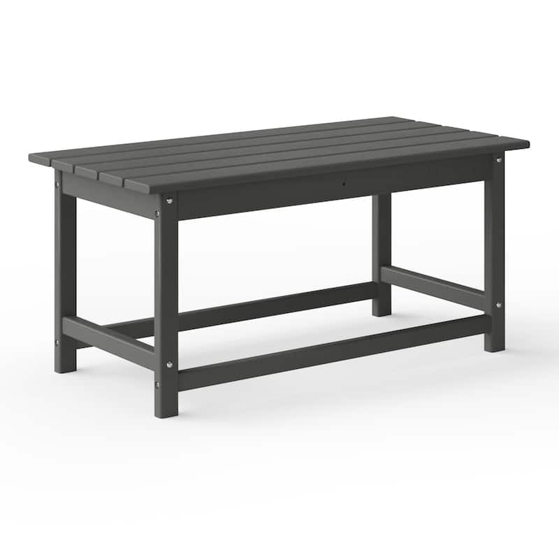Laguna Hdpe All Weather Outdoor Patio Rectangular Coffee Table