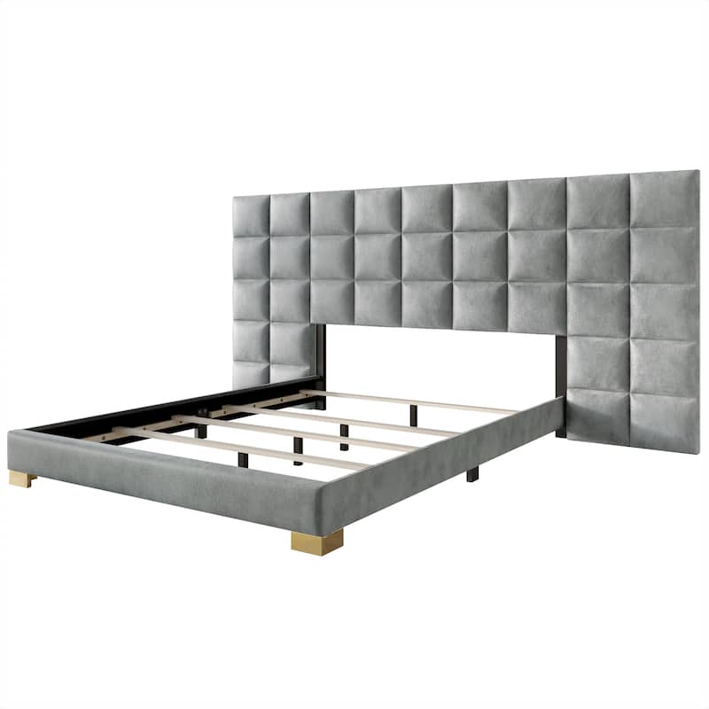 CraftPorch Mid-Century Modern Wall Panel Bed