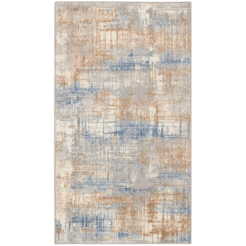 Calvin Klein Rush Contemporary Geometric Abstract Area Rug