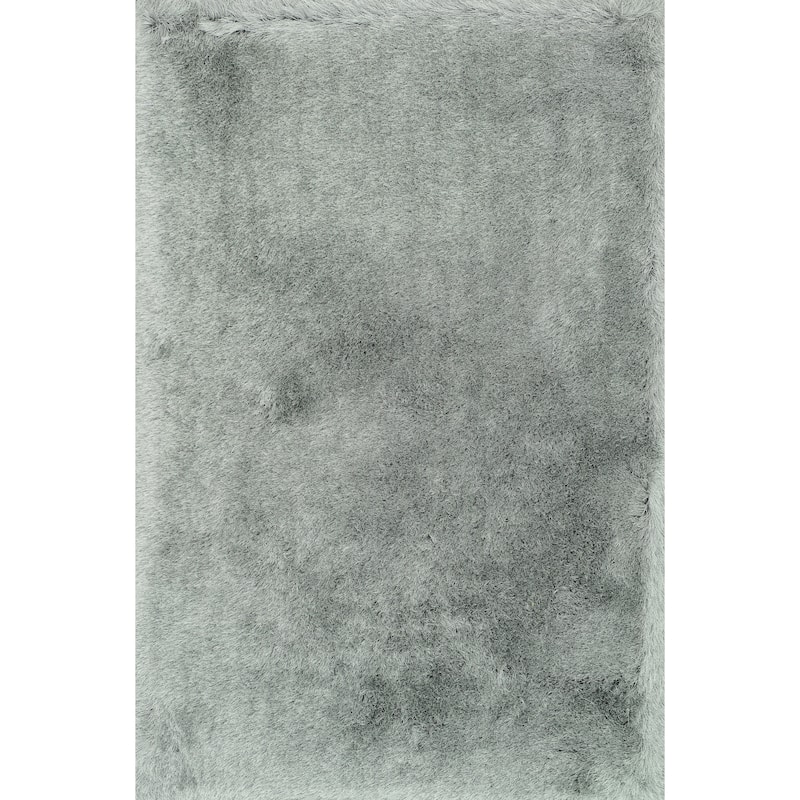 Alexander Home Hand-tufted Mid-century Area Shag Rug - 5' x 7'6" - Platinum - Rectangle