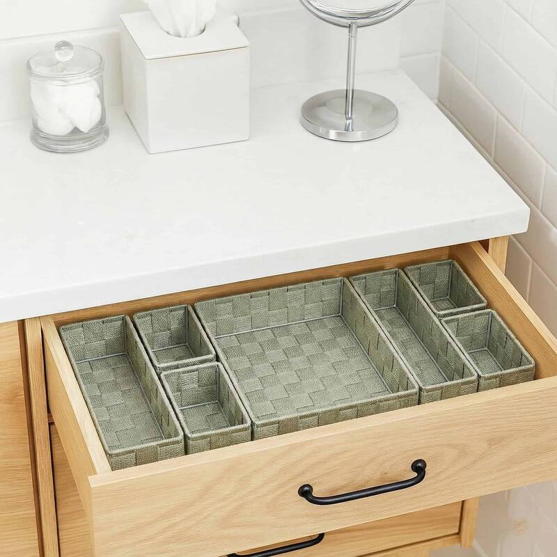 7-Piece Drawer Organizer Set - 10.5 L x 8 W x 2.5 H