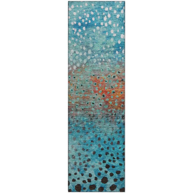 Premium Washable Super Soft Contemporary Ombre Mayfield Rug