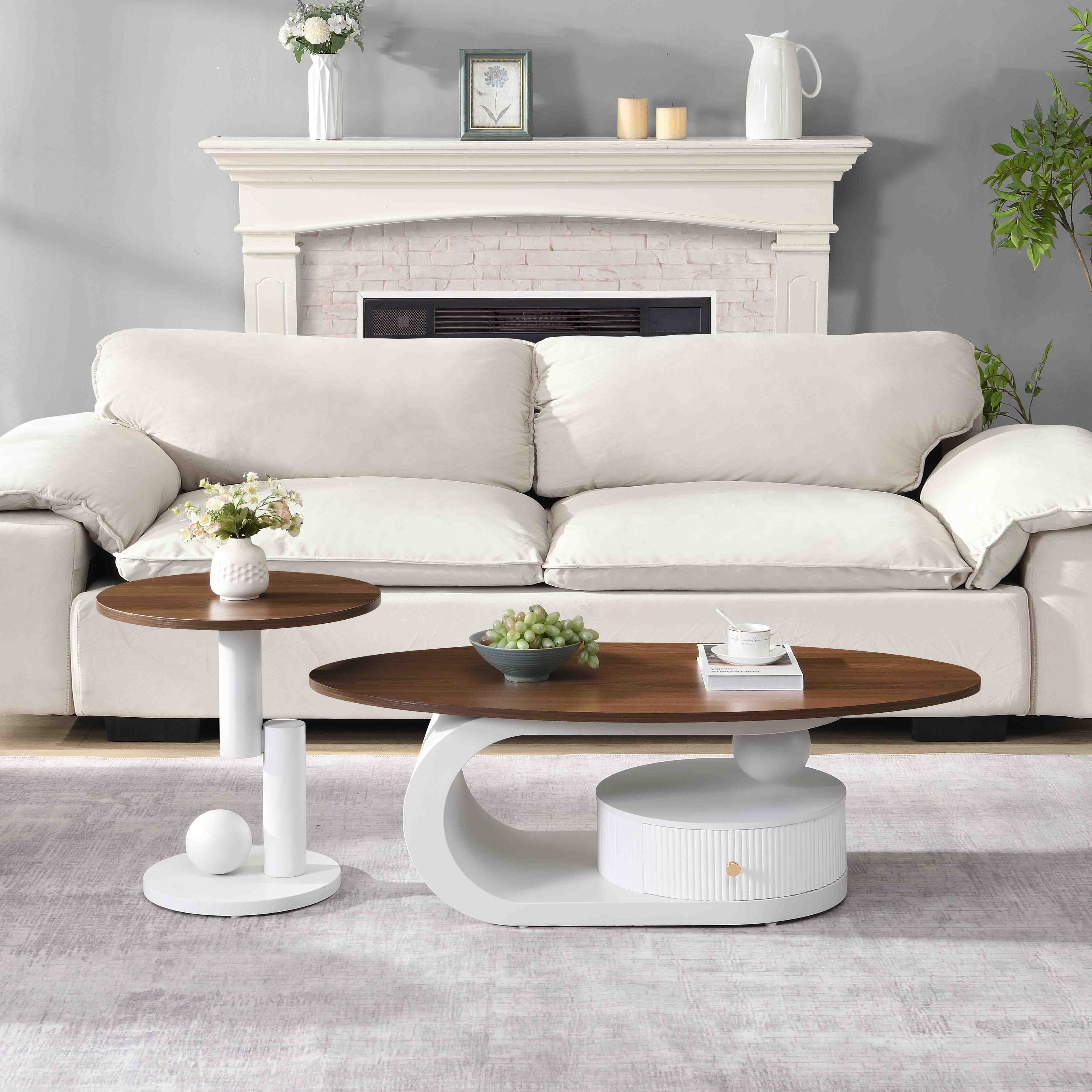 Option Antique Brown+White