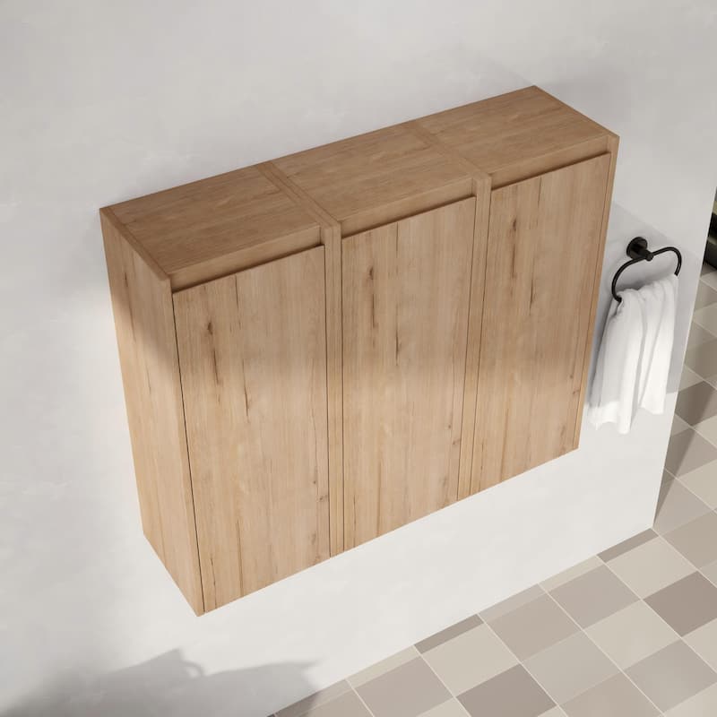 Malwee 12"/36" Bathroom Cabinet Wall Mounted Storage, Bathroom Medicine Cabinet with Soft Close Door and Shelf Over The Toilet