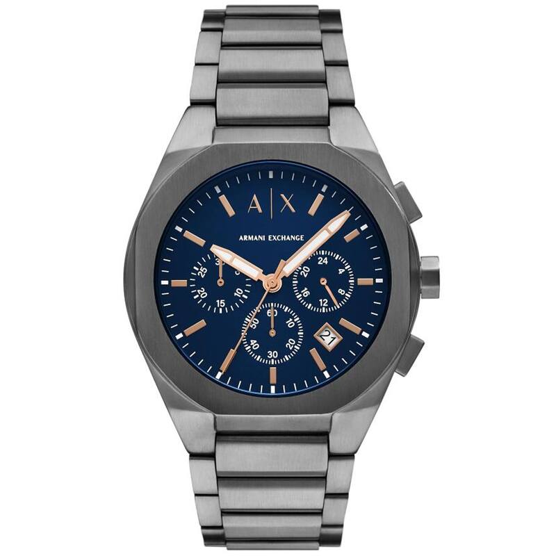 Armani Exchange Men's Rafael Blue Dial Watch - AX4182 - 6 (36)