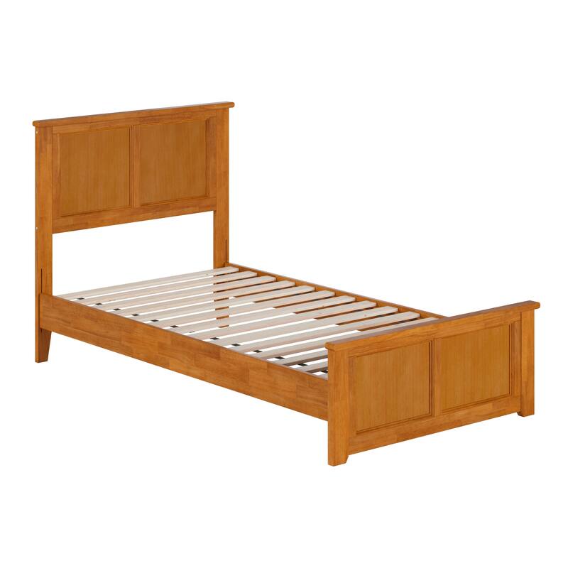 Charlotte Solid Wood Low Profile Platform Bed with Matching Footboard