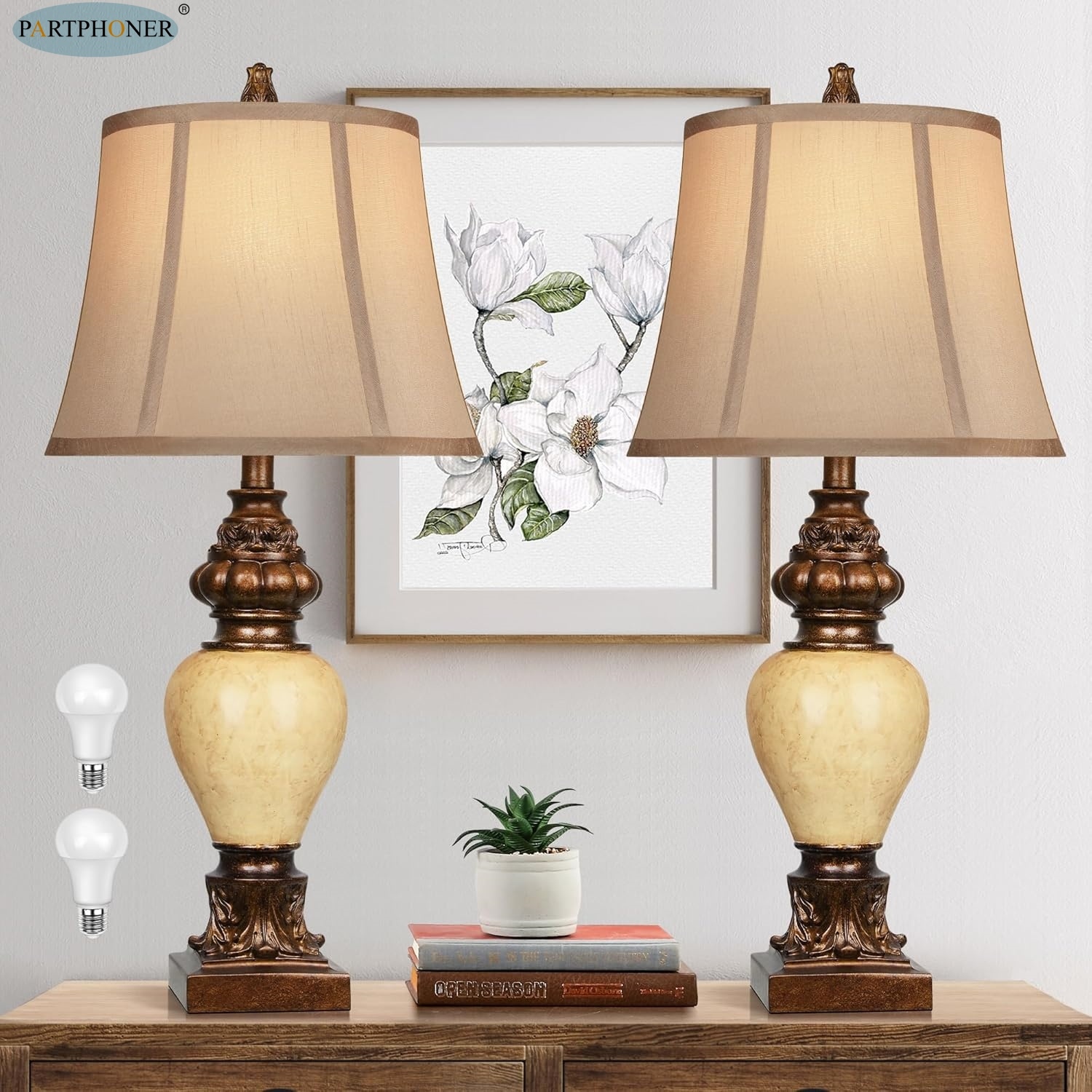 Bronze nightstand lamps on sale