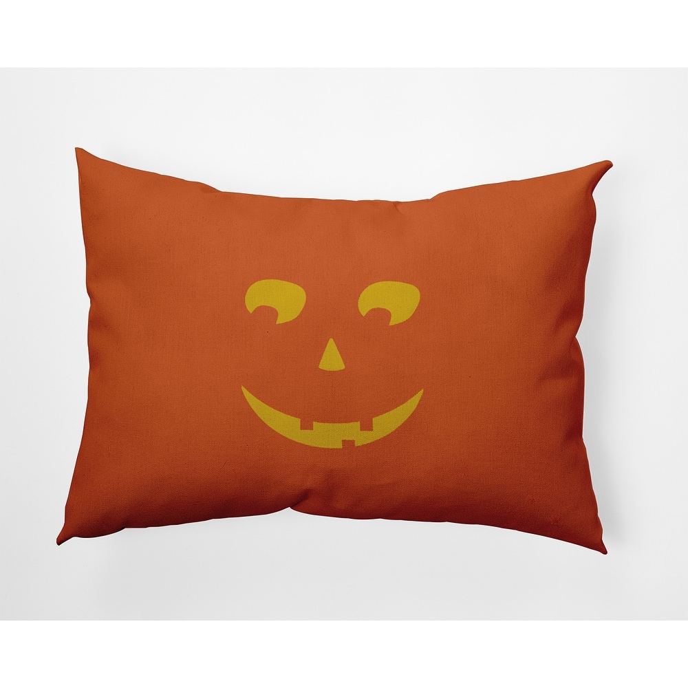 Halloween JackoLanternLeft Accent Pillow