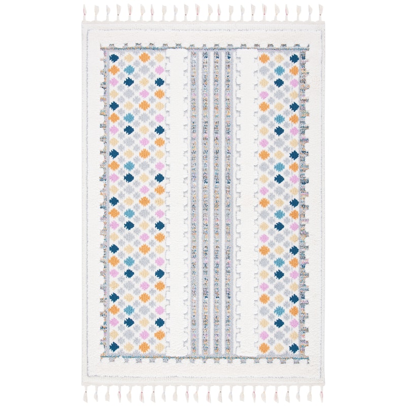 SAFAVIEH Moroccan Fringe Shag Norene Rug