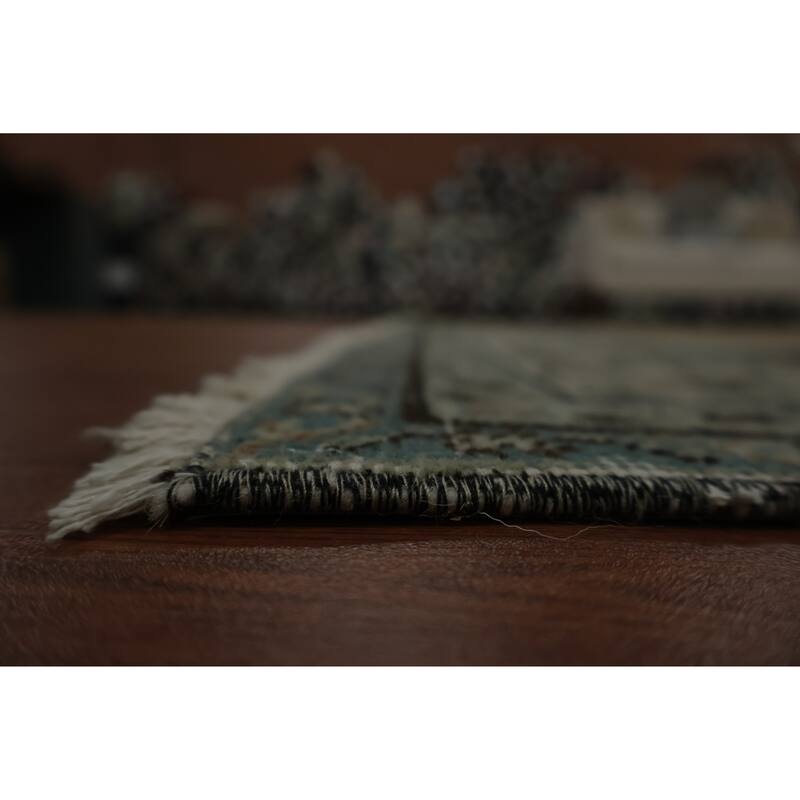 Hand Knotted Oriental 100% Wool Carpet Transitional Floral Oranges & Rust Anatolian Area Rug - 9' 2'' X 5' 7''