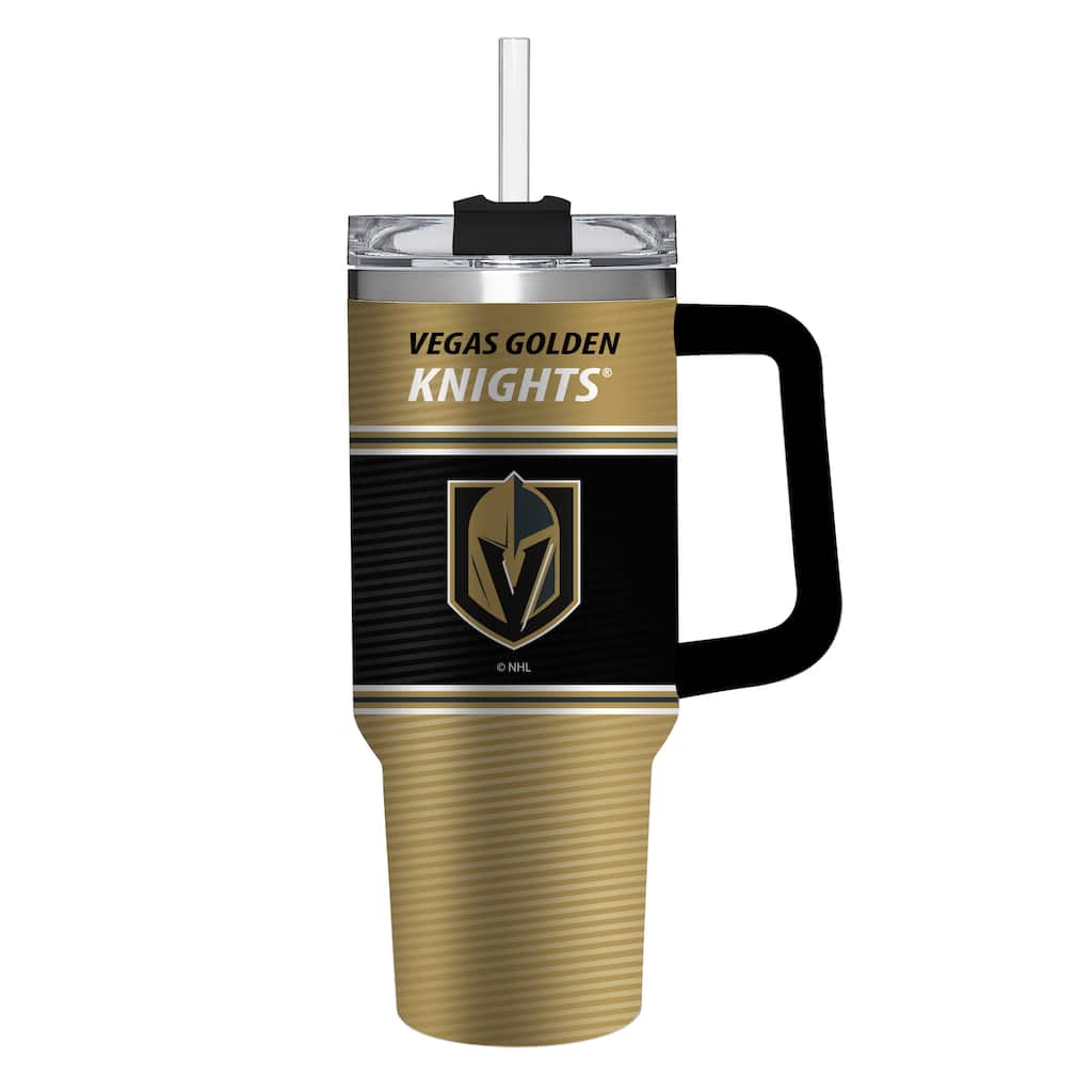 40 oz Stainless Steel Canyon Cup w/ Straw, Vegas Golden Knights