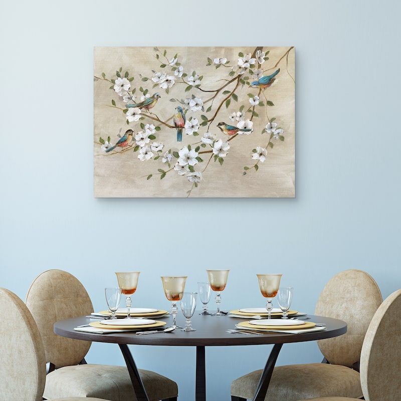 Birds of a Feather by Nan Canvas Art Print