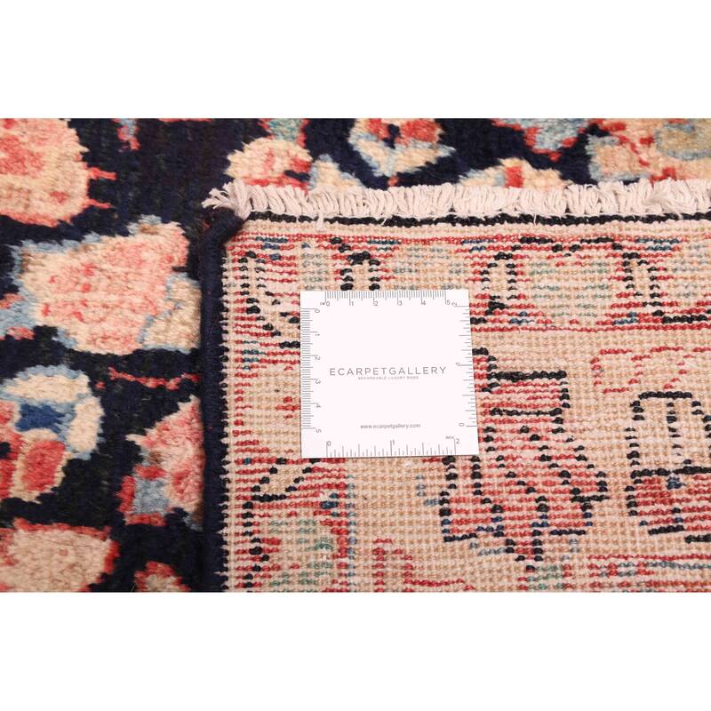 ECARPETGALLERY Hand-knotted Anadol Dark Navy Wool Rug - 4'1 x 9'2