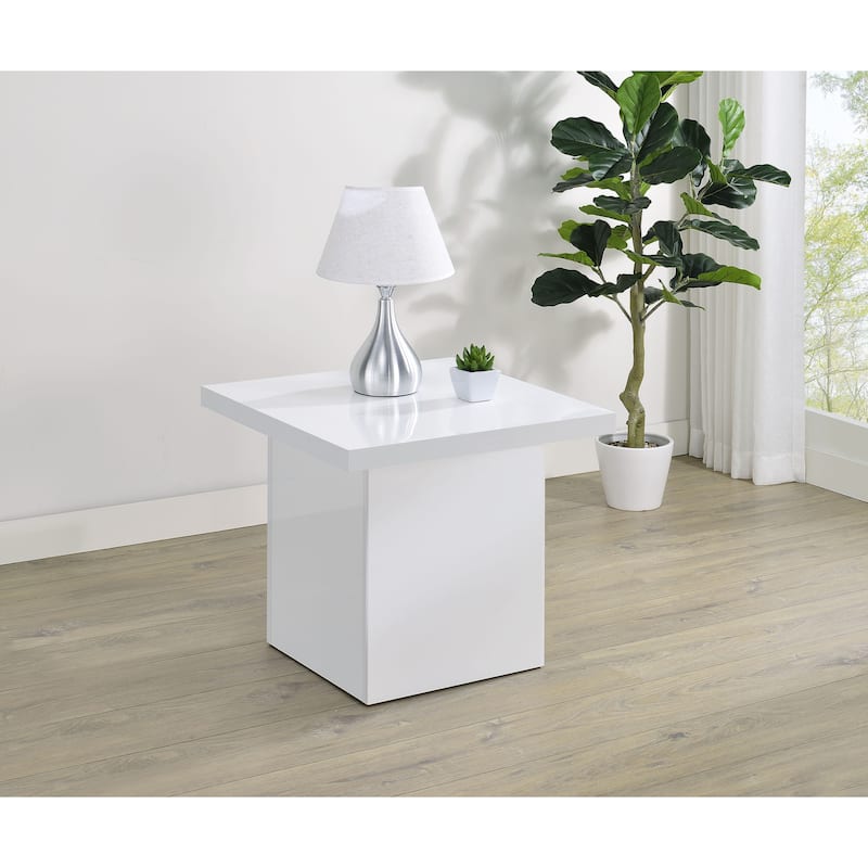 Devar Square Engineered Wood End Table
