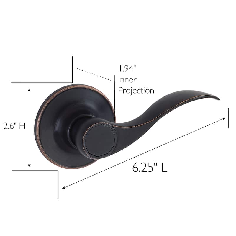 Design House 700617 Springdale Dummy Door Lever Oil Rubbed Bronze