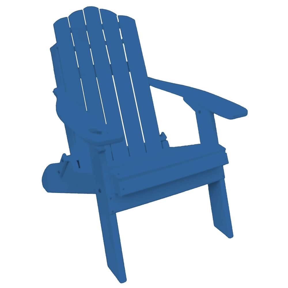 Country Classics Collection Poly Lumber Folding Adirondack Chair
