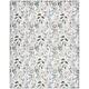 Nude Power Loomed Floral Non Skid Area Rug By HomeRoots - 6' x 9'