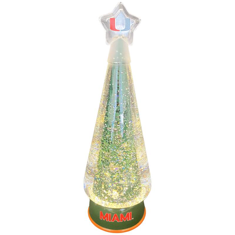 NCAA 12" Miami Tree Globe