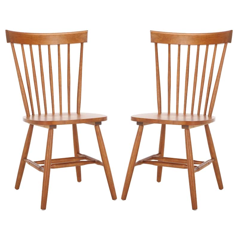 SAFAVIEH Suhair Spindle Farmhouse Dining Chair (Set of 2) - 20.5" x 21" x 36" - 21"W x 21"D x 36"H
