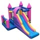 preview thumbnail 2 of 9, 7-in-1 Kids Inflatable Bounce House with Long Slide and 735W Blower - 11ft x 10ft x 7.5ft (L x W x H)