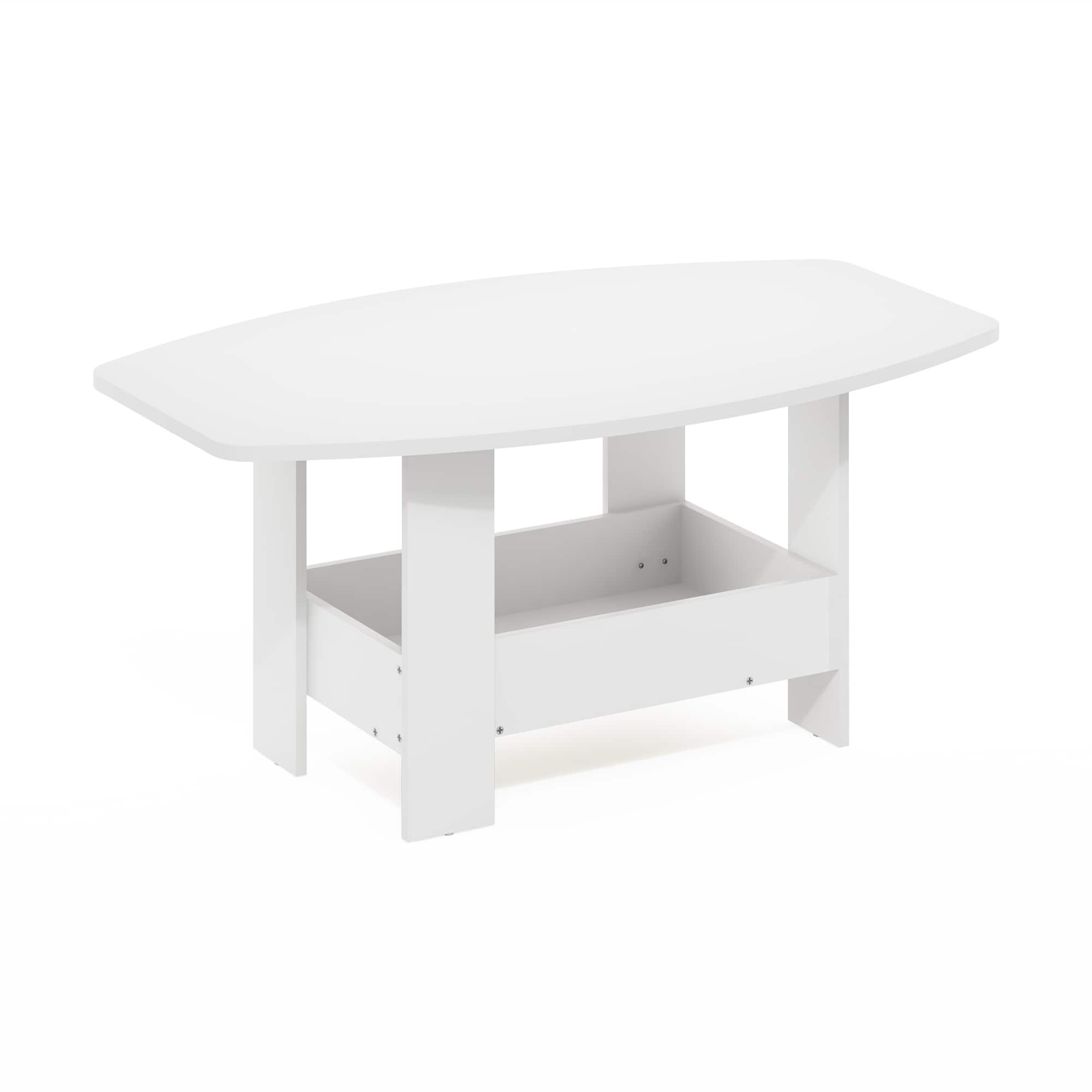 Furinno Simple Design Coffee Table with Storage Compartment, Espresso