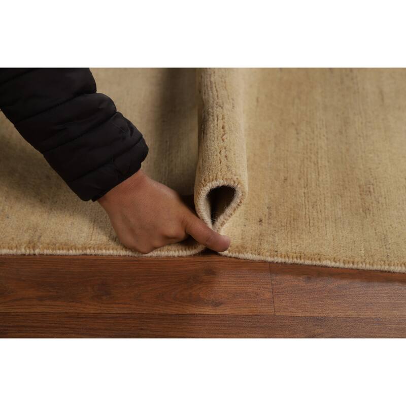 Gabbeh Modern Area Rug Handmade Wool Carpet - 6'0"x 9'2"