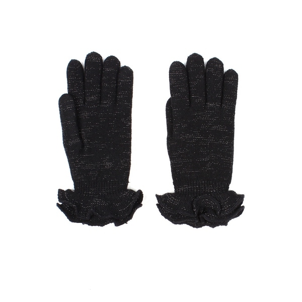 womens black winter gloves