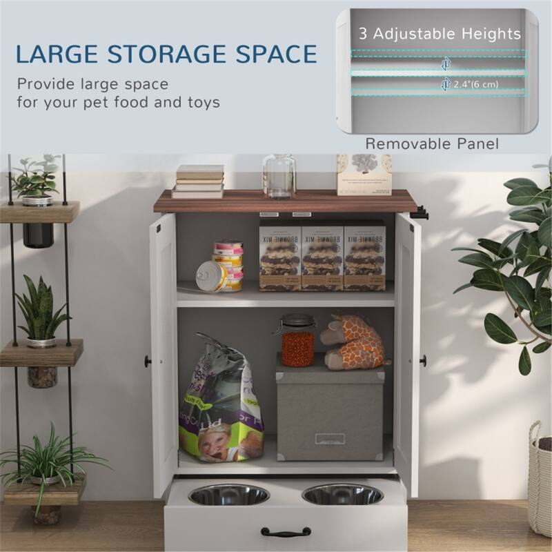 Dog Food Storage Cabinet