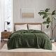 preview thumbnail 15 of 33, Woolrich Burlington Solid Berber Blanket Full/Queen - Green
