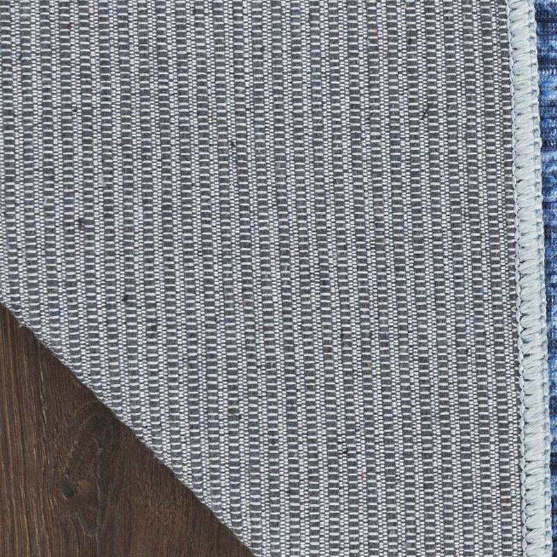 Nuray Power Loomed Abstract Modern Non Skid Low Pile Area Rug By HomeRoots - 120' X '26' X '0.25