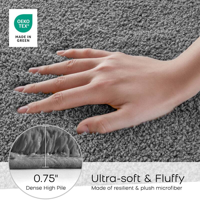 Madison Park Signature Marshmallow Bath Rug