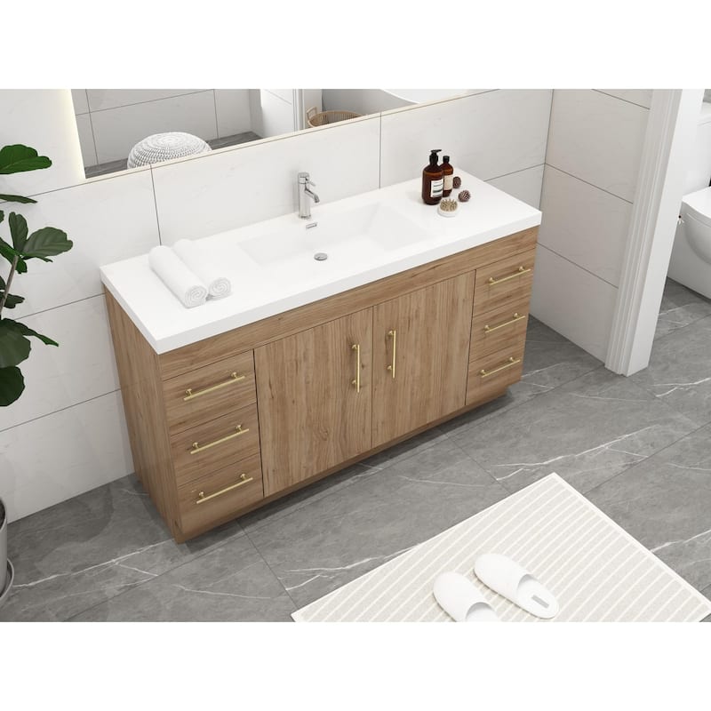 Eliza 60'' Freestanding Vanity with Single Sink
