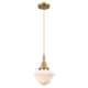 Option Brushed Brass / Matte White Shade