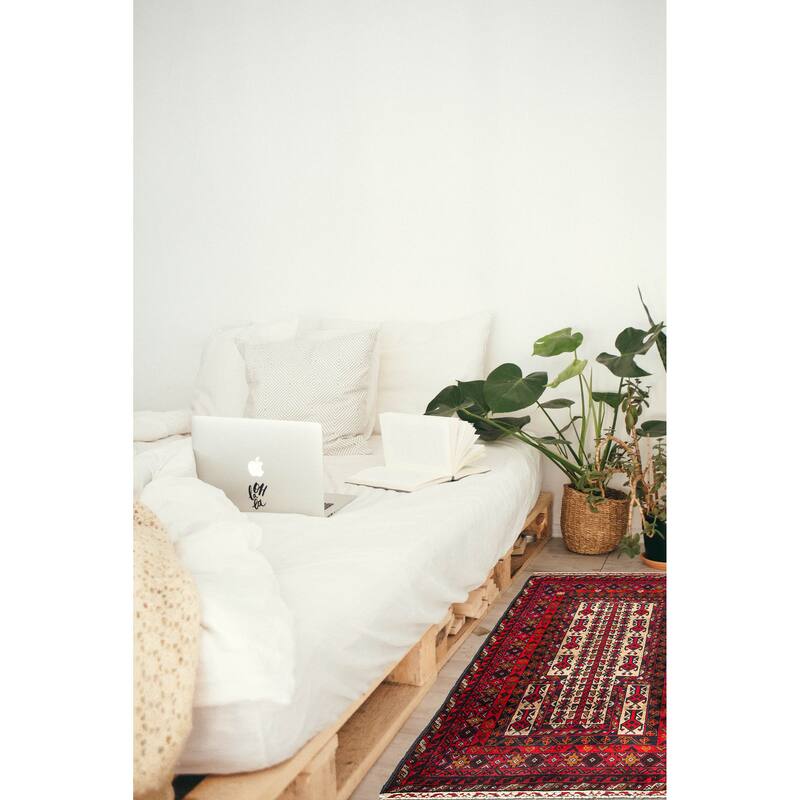 ECARPETGALLERY Hand-knotted Teimani Tan Wool Rug - 2'11 x 4'9