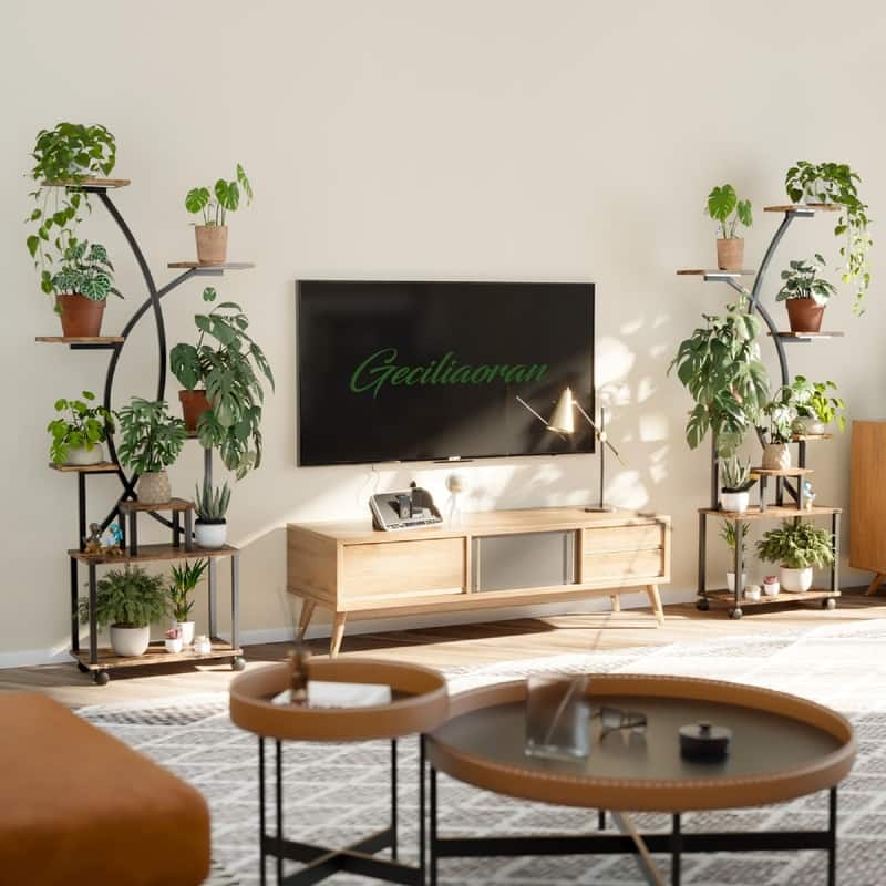 Plant Stand Indoor with Grow Light