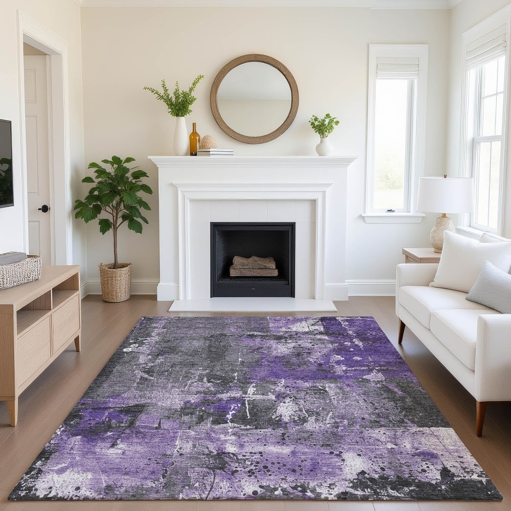 Premium Washable Super Soft Abstract Modern Mayfield Rug