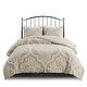 preview thumbnail 25 of 26, Madison Park Viola Tufted Cotton Chenille Damask Duvet Cover Set
