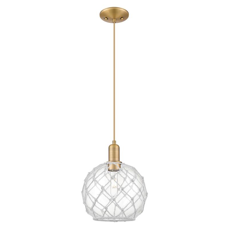 Innovations Lighting Endless Possibilities Arcadia - Farmhouse Rope - 1 Light 10" Cord Hung Mini Pendant