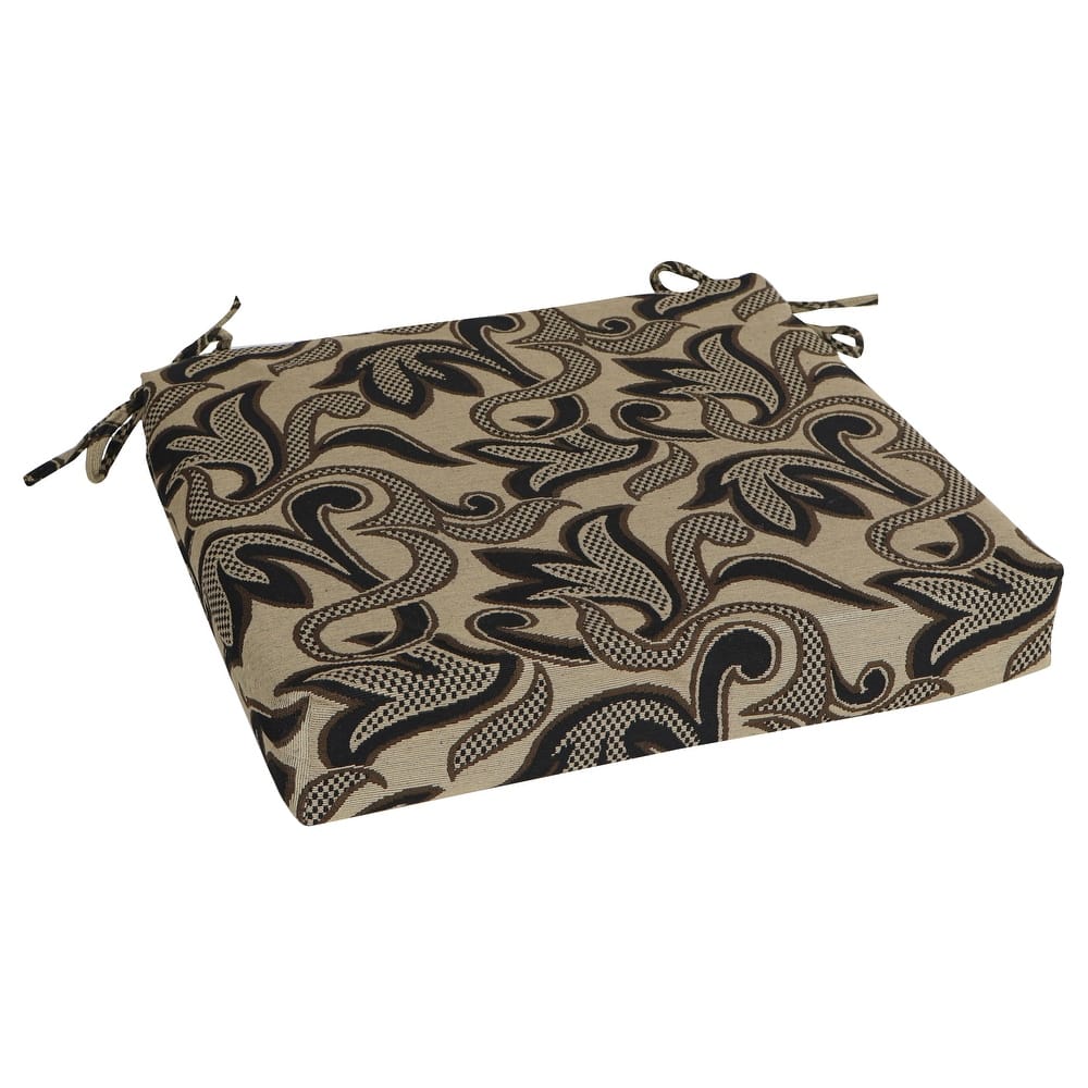 20-inch by 19-inch Tapestry Chair Cushion (Multiple Patterns, Set of 1,2, or 4) - 20 x 19