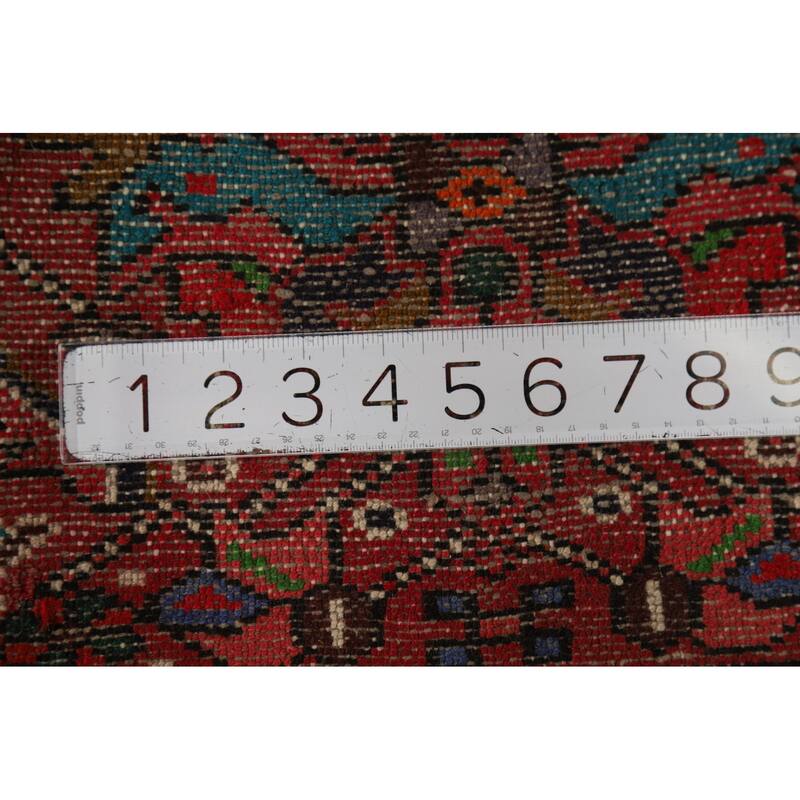 Tribal / Geometric Gharajeh Persian Runner Rug Handmade Wool Carpet - 2'3" x 9'5"