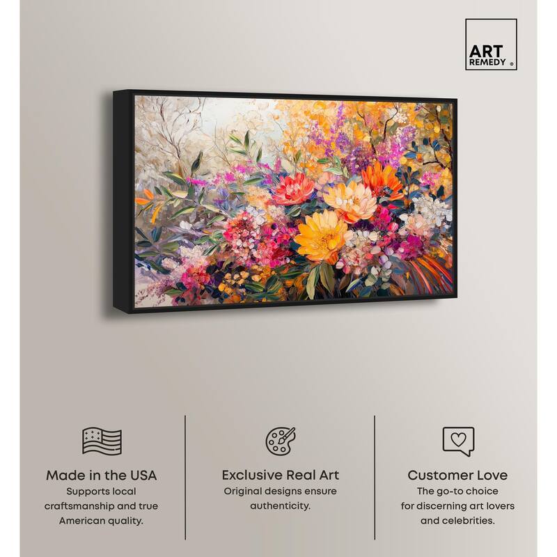 Amber Auras Canvas by Art Remedy