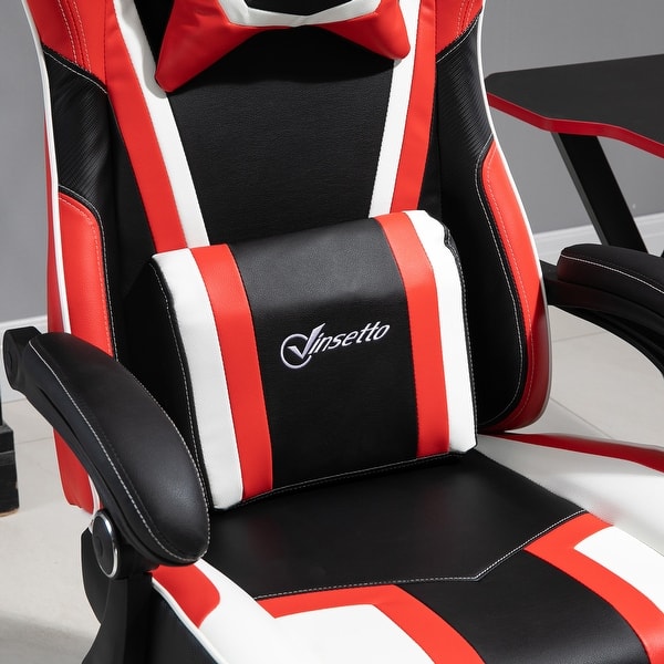 Tri-Color Streamer Gaming Chair Reclining Backrest Cushion