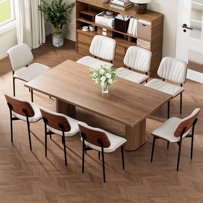 Mid Century Modern Dining Chairs, Upholstered Dining Chairs Set of 2