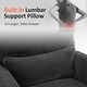 preview thumbnail 40 of 55, MCombo Power Swivel Rocker Recliner with Lumbar Support, Electric Nursery Glider Recliner Chair
