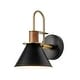 preview thumbnail 6 of 15, Modern 1-Light Bedroom Cone Metal Wall Sconce