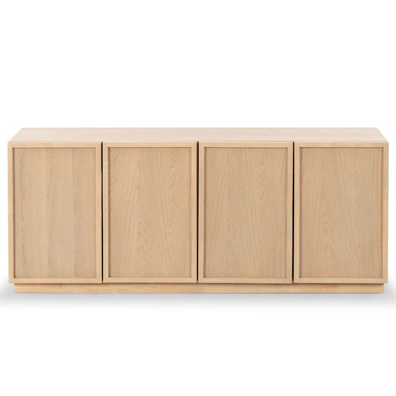 SAFAVIEH Couture Zeus 4 Door Wood Media Stand - 58"W x 18"D x 24"H