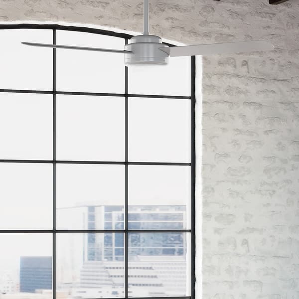 slide 2 of 22, Hunter 52" and 44" Presto Ceiling Fan w/ Wall Control - Contemporary, Industrial, Scandinavian 52" - Dove Grey